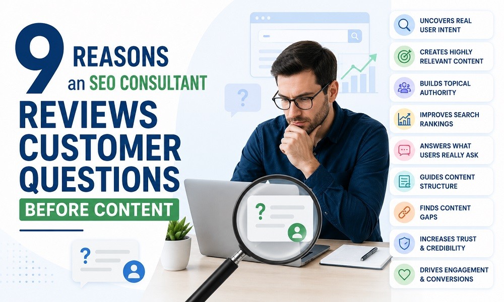 9 Reasons an SEO Consultant Reviews Customer Questions Before Content