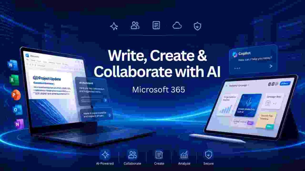 Write, Create & Collaborate with AI — Microsoft 365